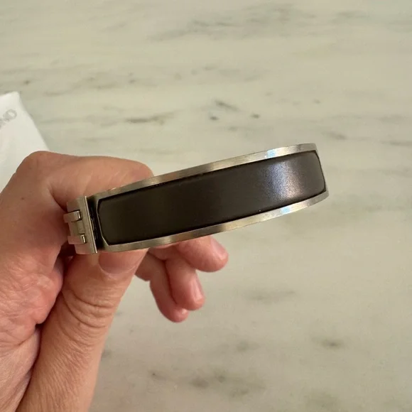 Hermes Jet Bracelet Etain T5 - Picture 2 of 11